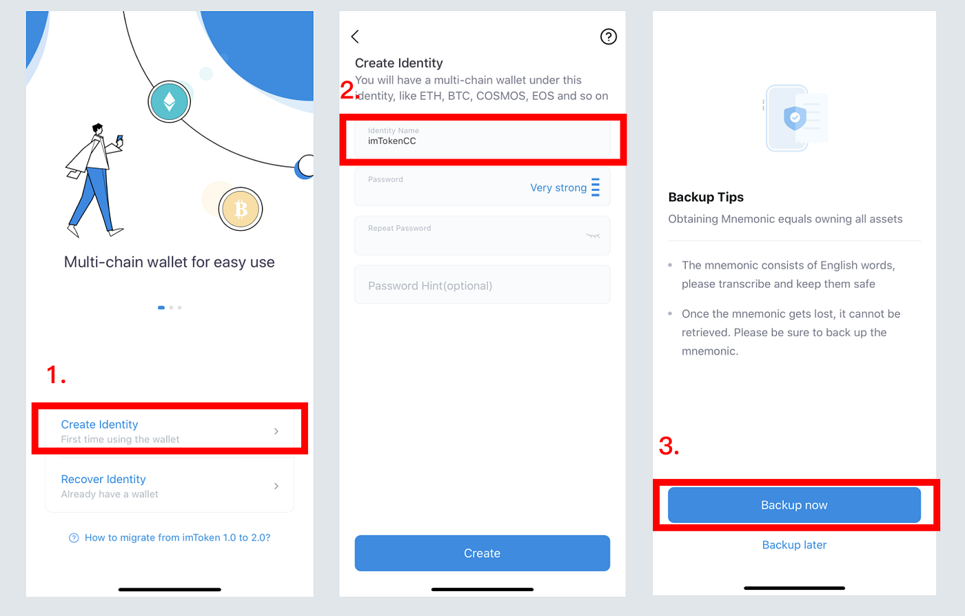 Tutorial | Step-by-Step Guide for Upgrading to the new imToken | by imToken  | imToken | Medium