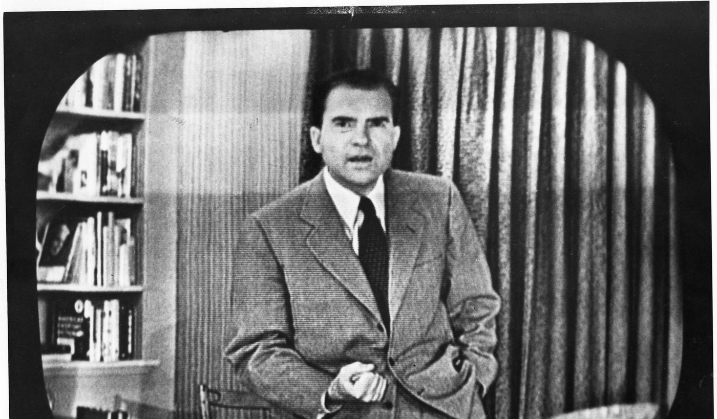 No sane person would take Nixon seriously! (First signs)