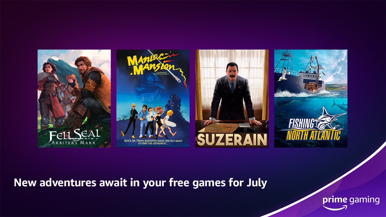 These games are free through  Prime on Wednesday 