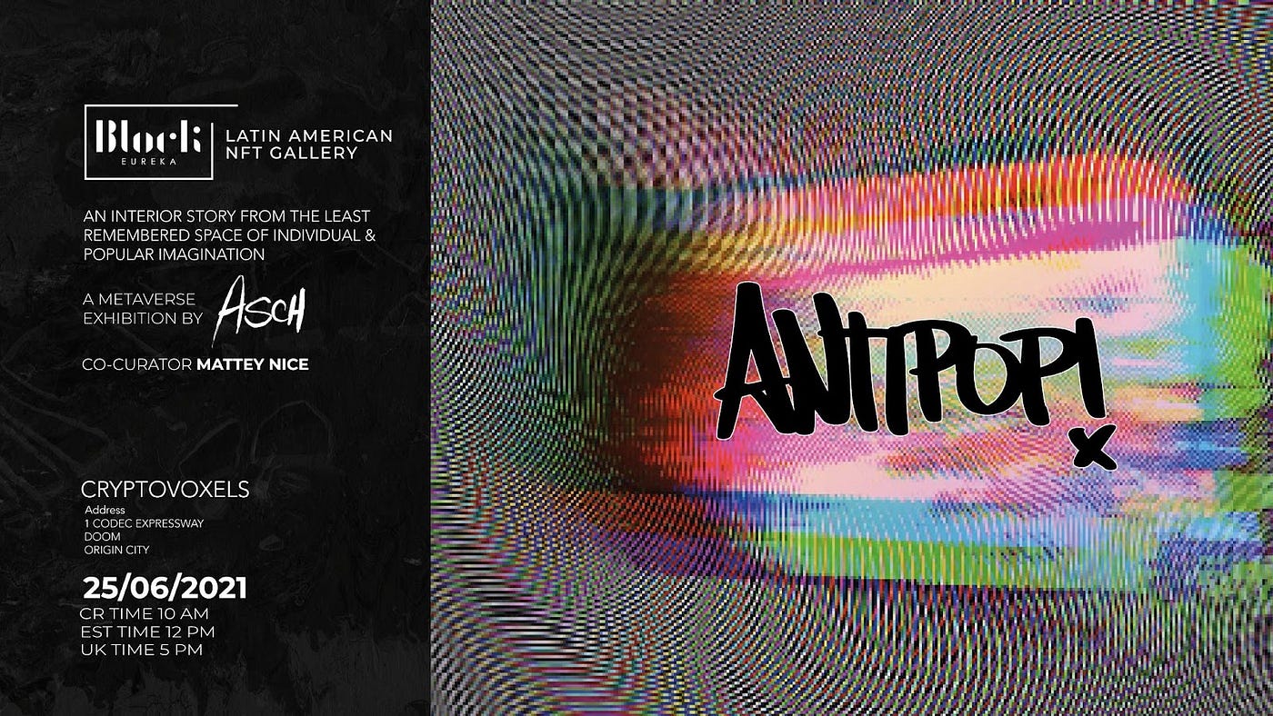 ANTIPOP! Exhibition By Ernesto Asch @ BlockEureka, by Voxels