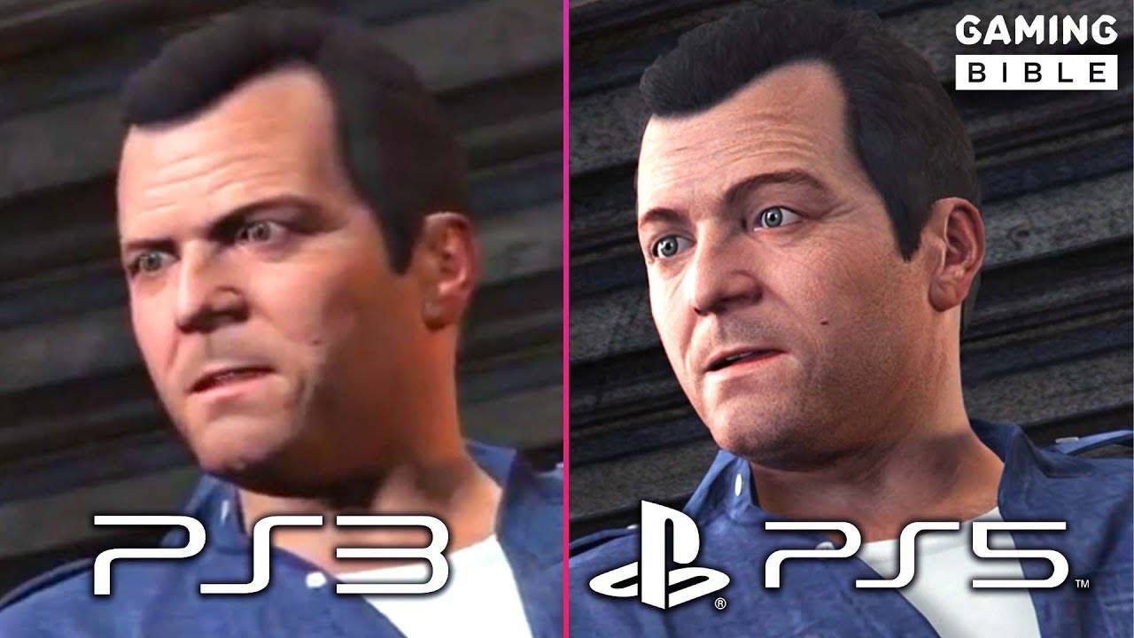 GTA V PS5 vs PS3 Graphics Comparison - Phone and Computer - Medium