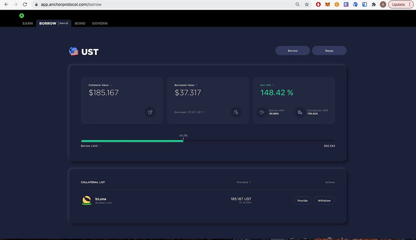 Tutorial of the Month — Anchor Protocol | by Xavier Meegan | Chorus One |  Medium