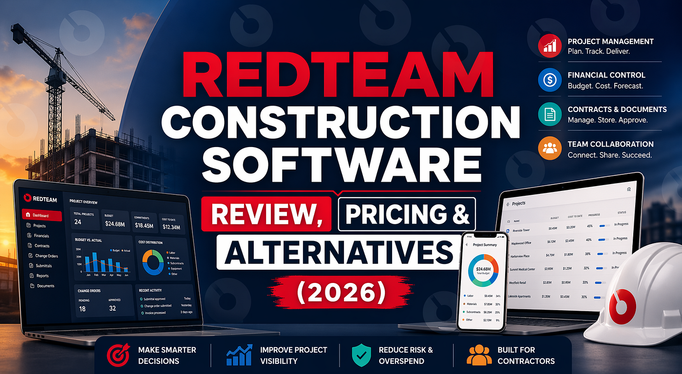 RedTeam Construction Software Review, Pricing & Alternatives (2026)