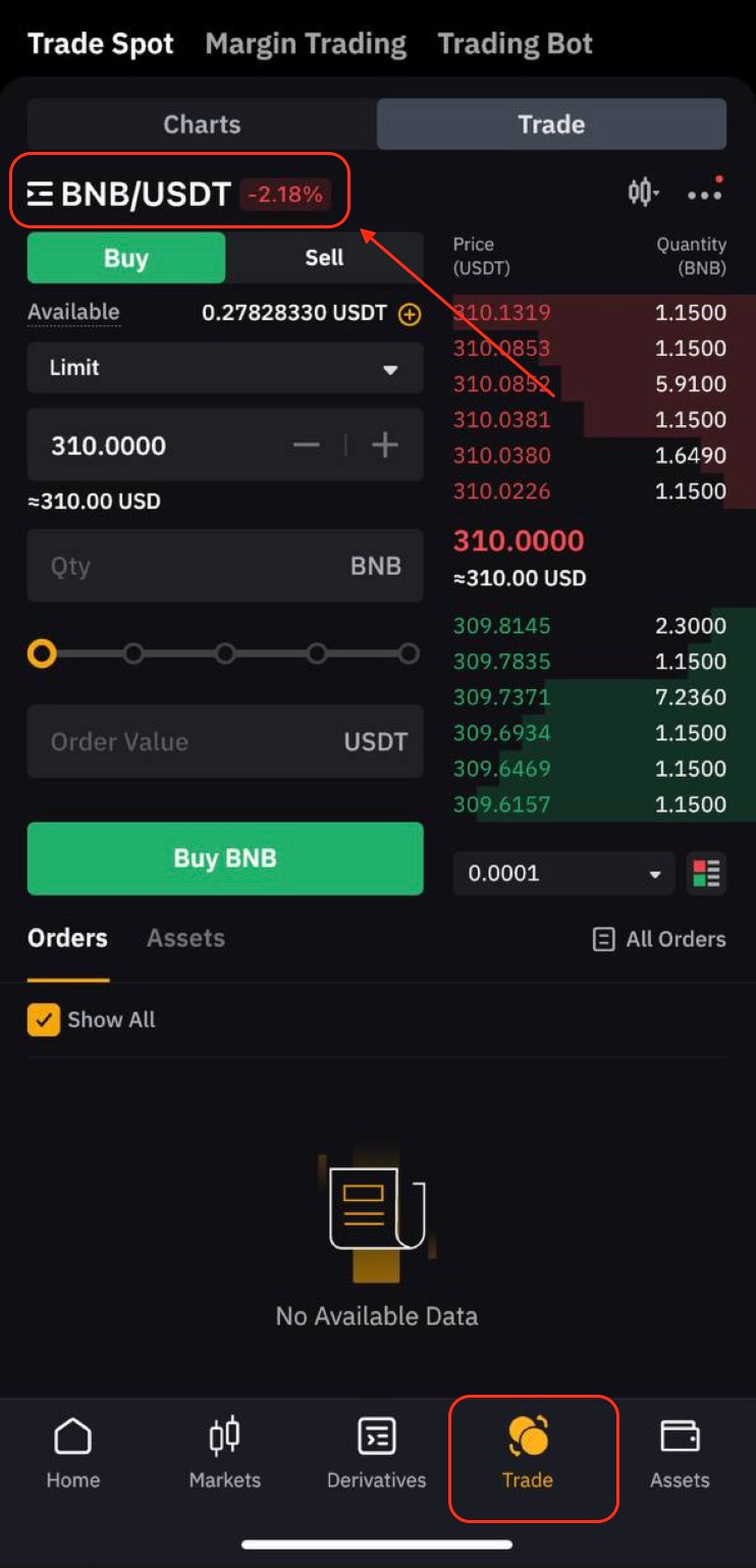 Buying and withdrawing cryptocurrency on ByBit using USDT and BNB as  examples | by MARS DAO | MARS DAO | Medium