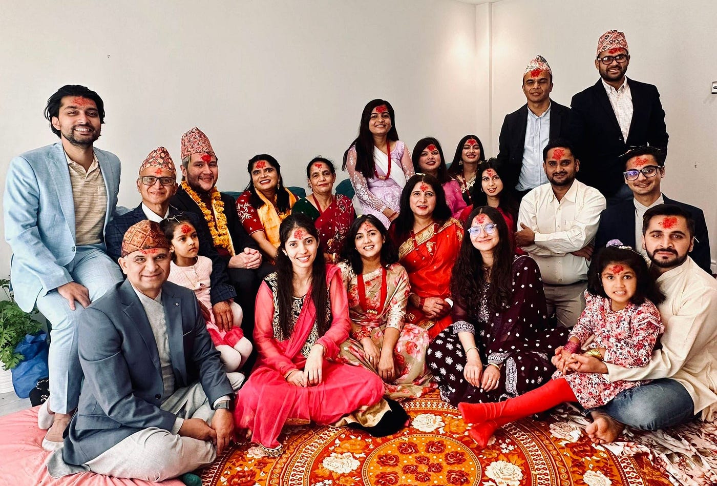 Celebration of Dashain Festival
