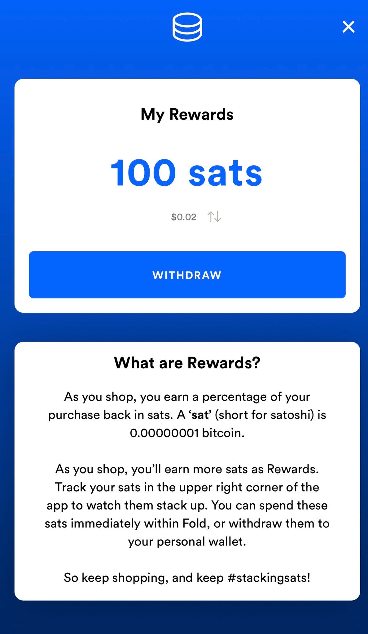 Fold, Earn Bitcoin Rewards