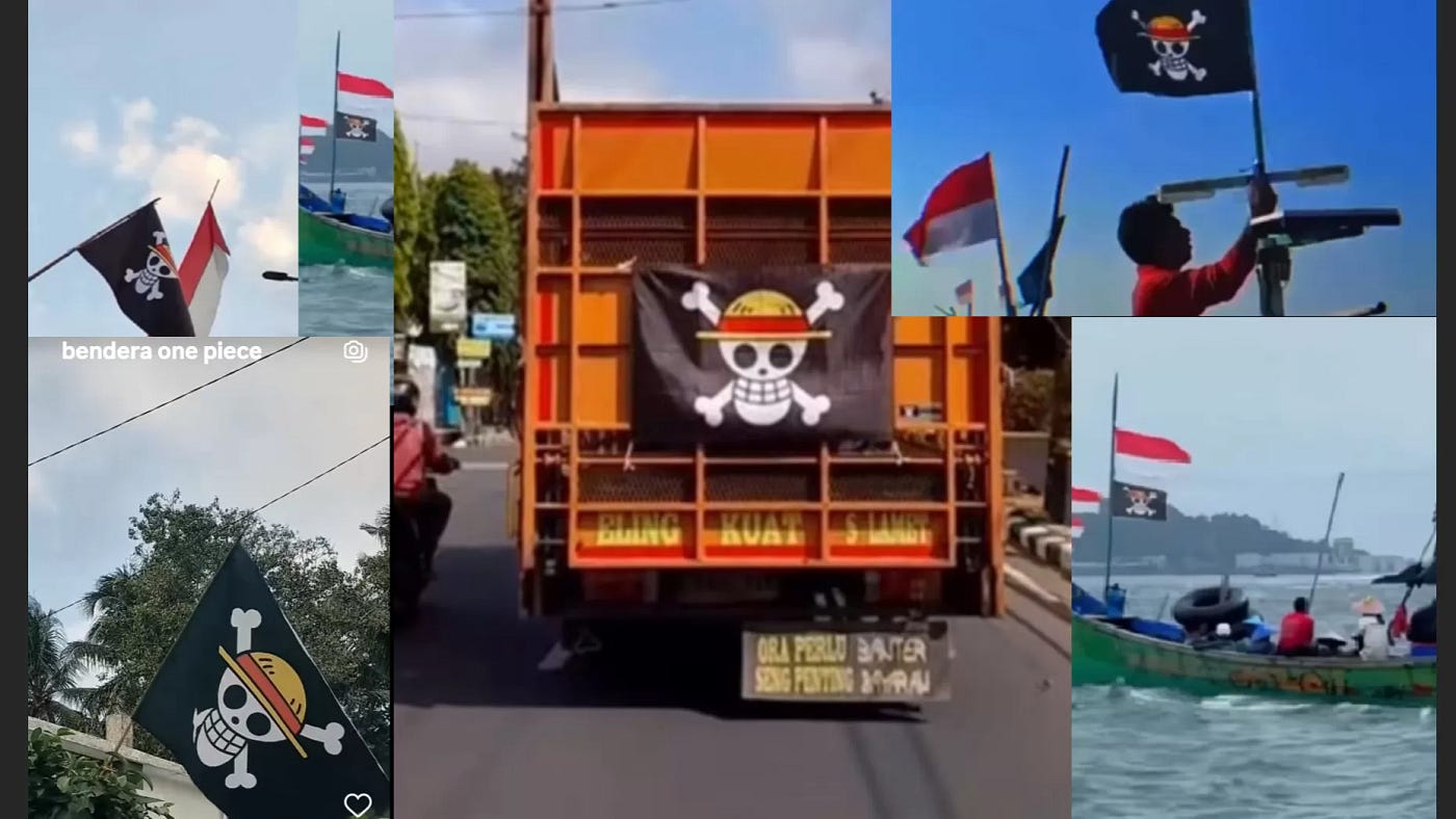 How a cartoon skull became a symbol of defiance in Indonesia