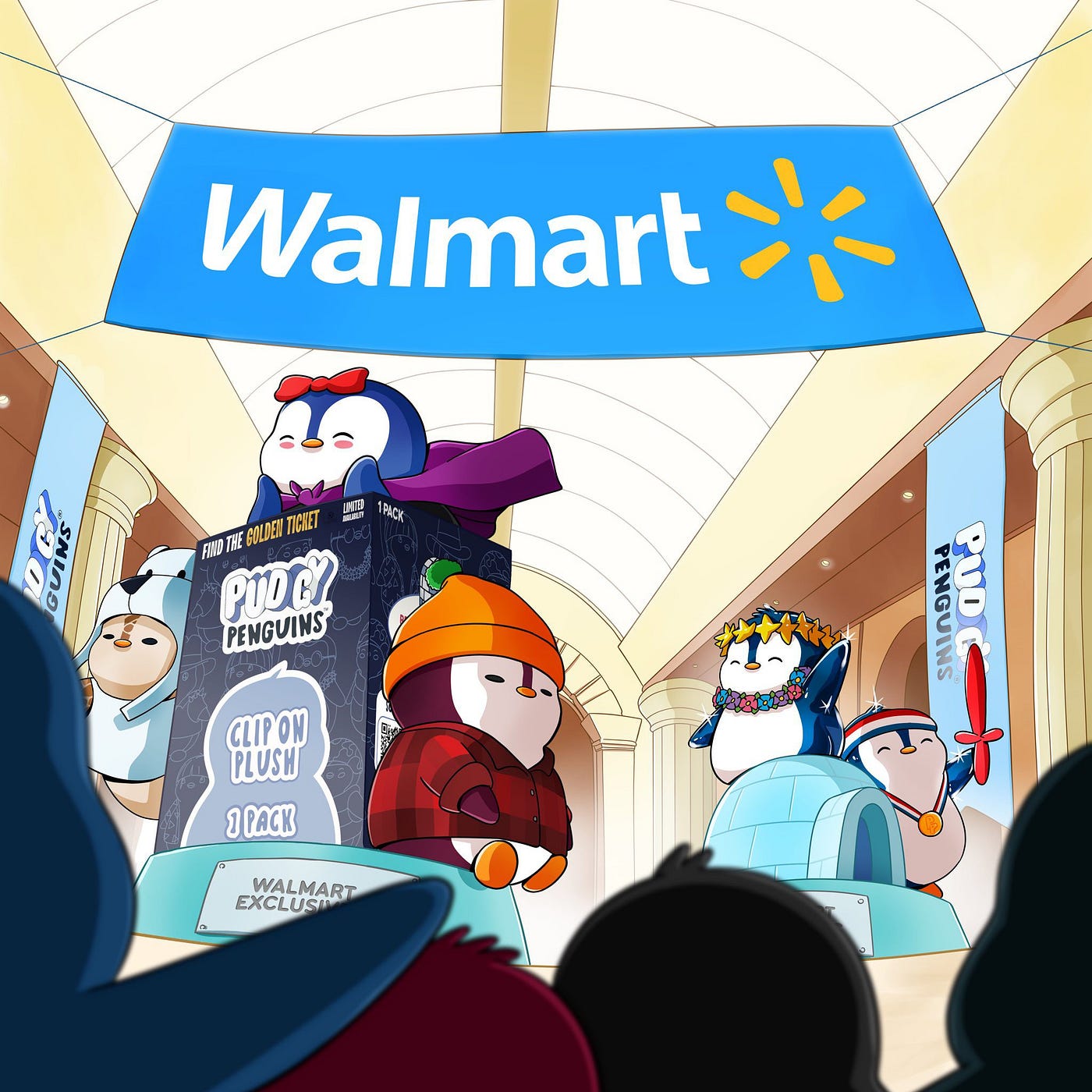 Pudgy Penguins Toys Arrive at Walmart