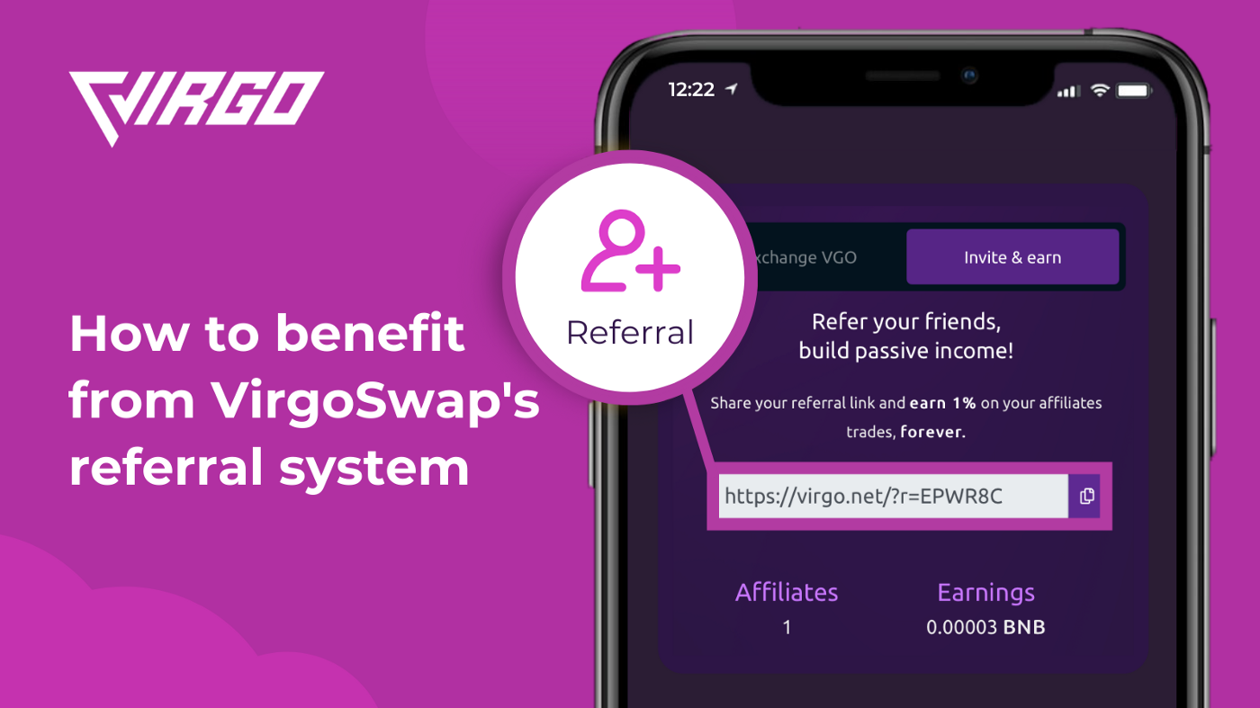 Як отримати вигоду від реферальної системи VirgoSwap