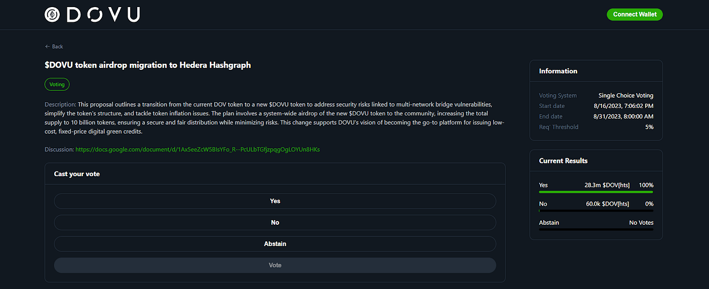 Hedera-native DOVU Integrated on Hashport! | by hashport | Coinmonks |  Medium