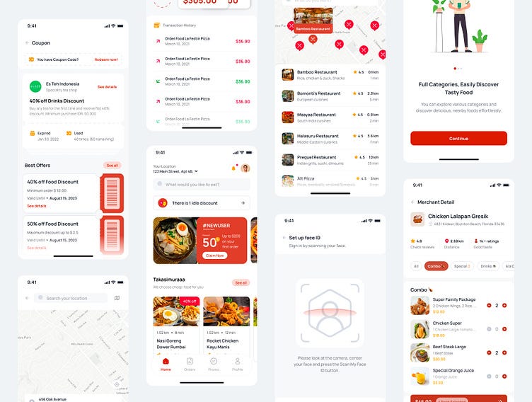 Restaurant Apps by Anastasia Golovko