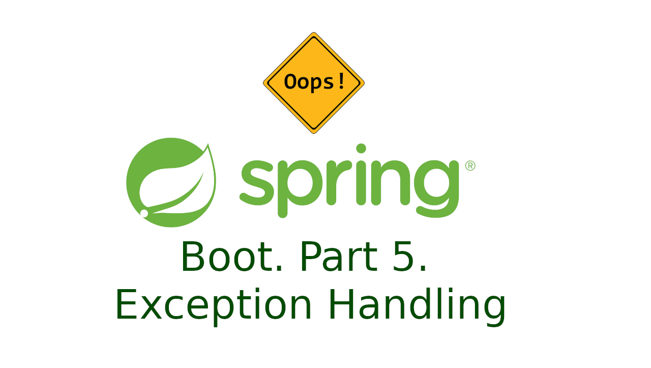 Exception Handling in Spring Boot Application in a Single Component | by  Oleksii Dushenin | Medium