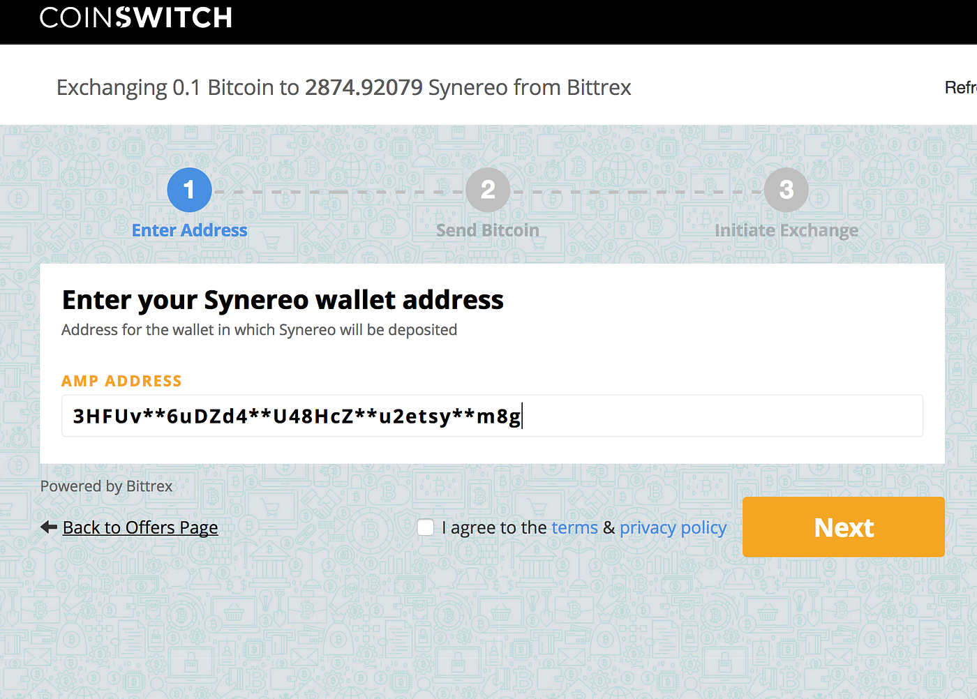 How to buy Synereo (AMP) on CoinSwitch | by CoinSwitch | CoinSwitch | Medium
