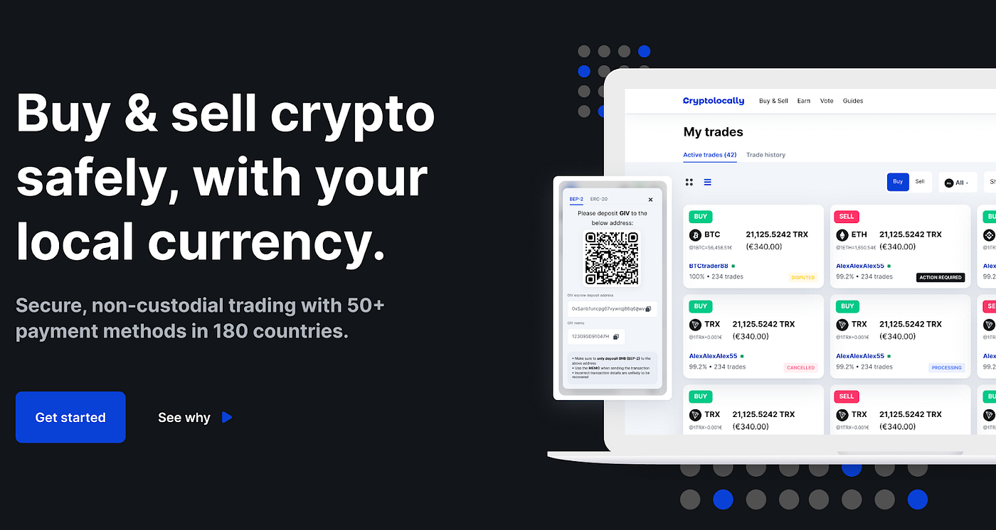 The new Cryptolocally platform is finally here! | by Cryptolocally | Medium