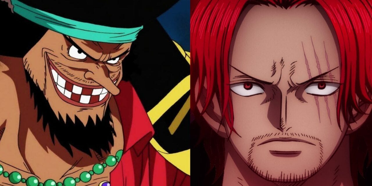 Mihawk revela como derrotou Shanks - One Piece 