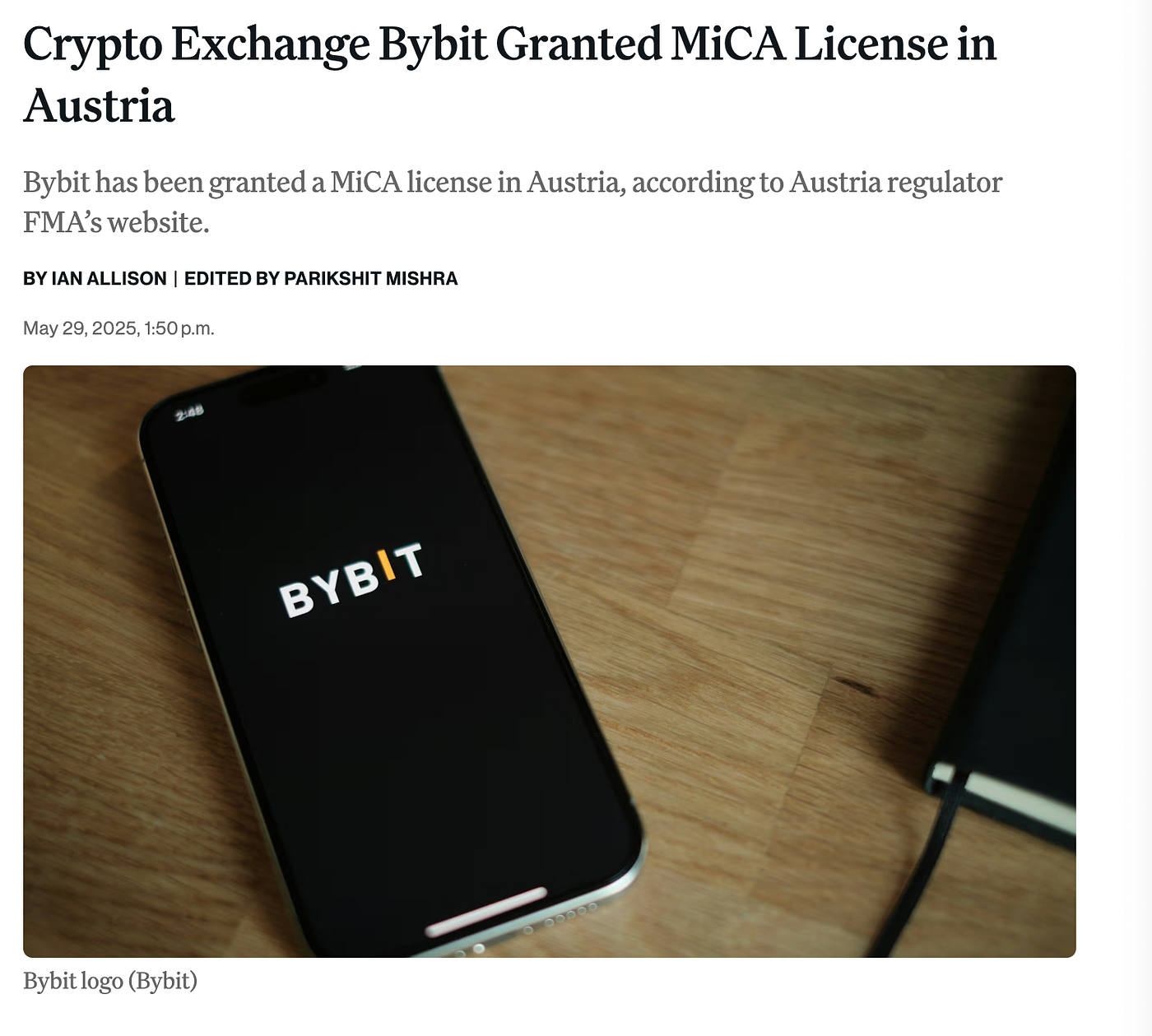 Bybit Is Now Licensed in Europe!. BlackRock Buys a Chunk of Circle! | by  Slobodzeanb | Satoshi Club | Medium