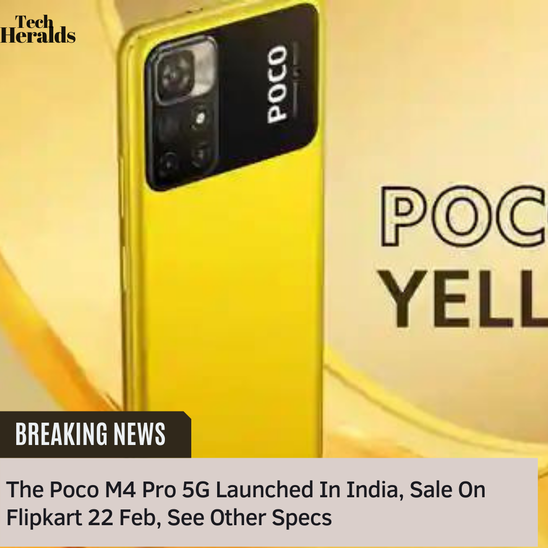 New POCO M4 Pro 5G Smartphone With 50MP Camera