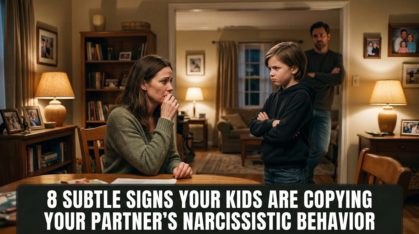 8 Subtle Signs Your Kids Are Copying Your Partner’s Narcissistic Behavior