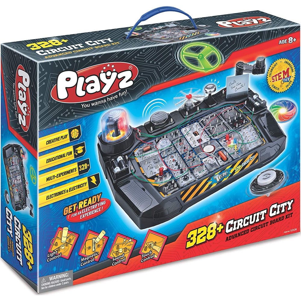 10in1 Robots with Sensors for Ages 8-12 Electronics Engineering Kit with  Circuit Board for Kids 