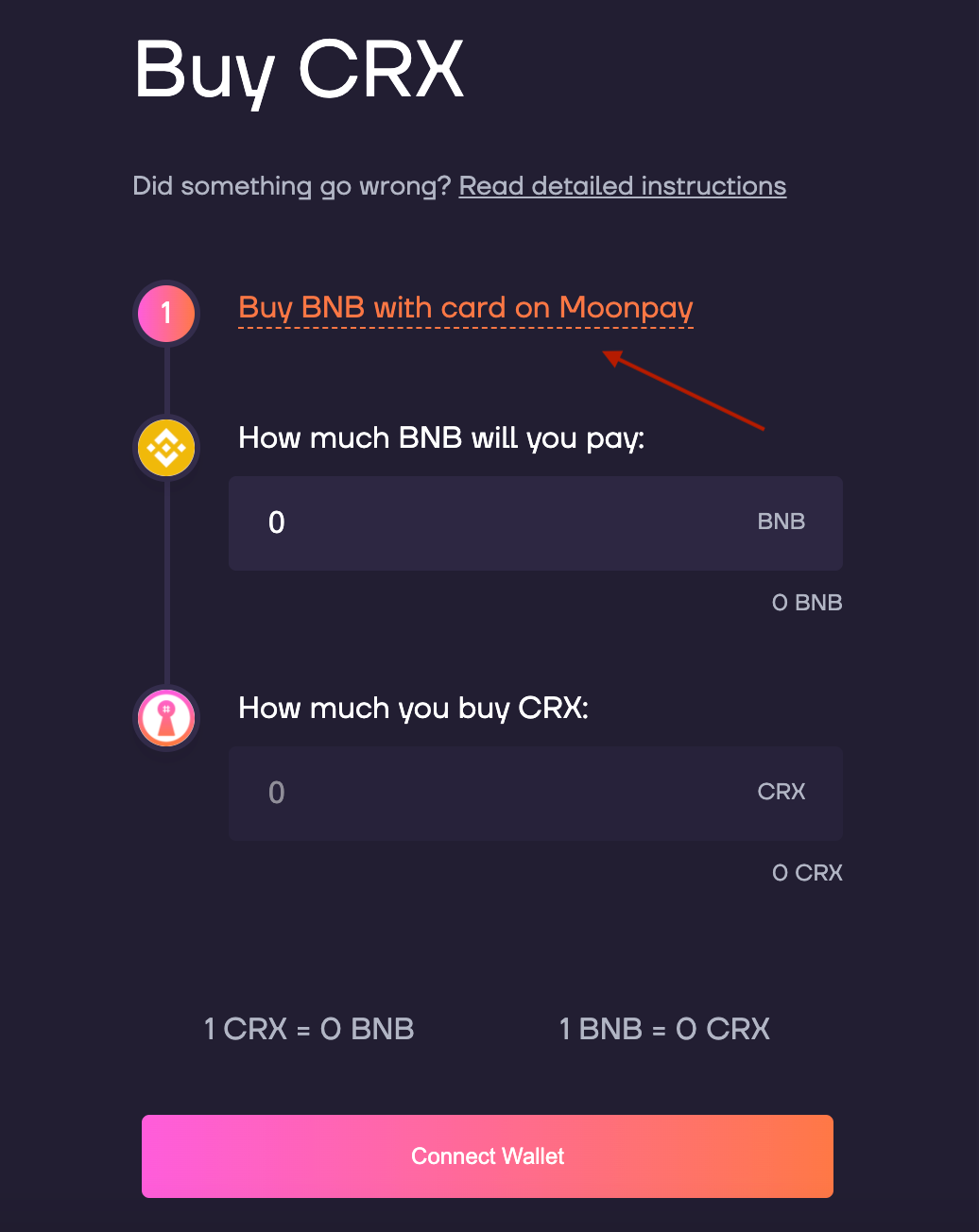 How to buy CRX on the CryptEx Website | by Polly Traore | HashEx Security  Blog