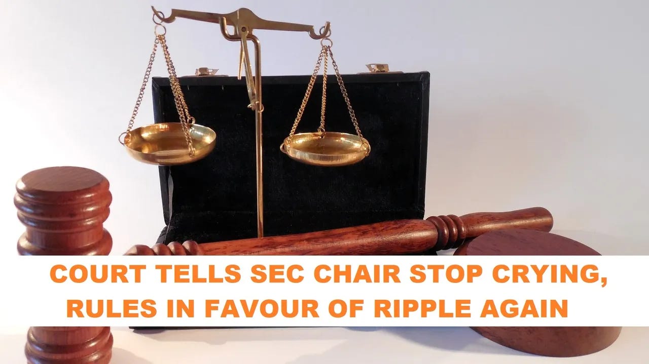 Judge slapps SEC chair Gary Gensler[´s appeal down vs Ripple $XRP] | by  Daniel Jensen | Coinmonks | Medium