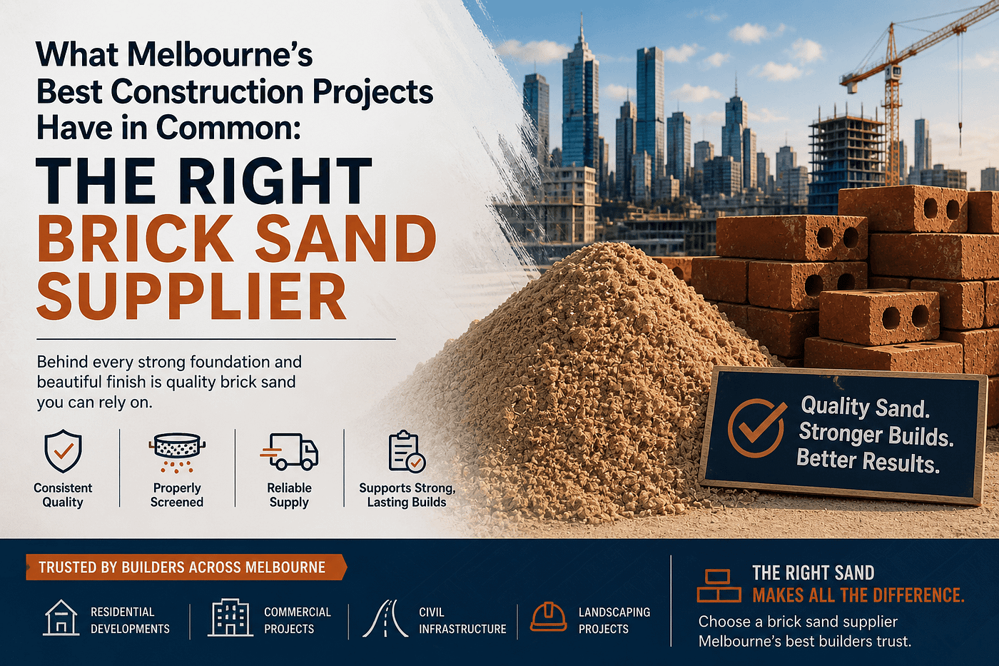 Why Your Brick Sand Supplier Decides the Fate of Your Project