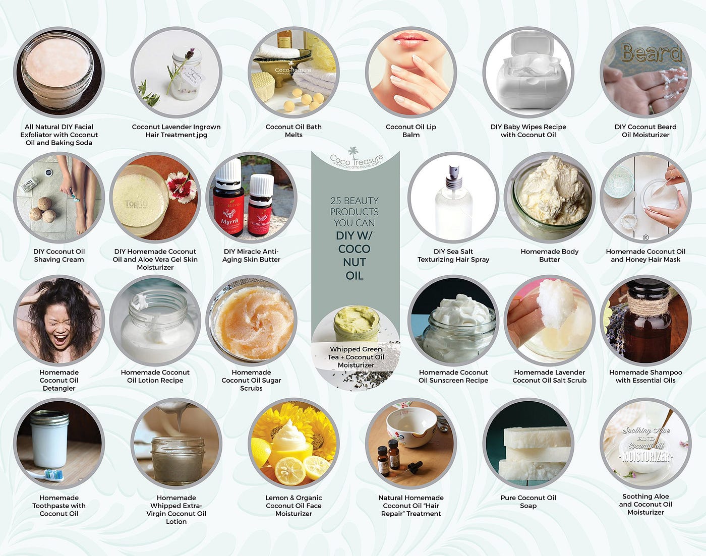 25 Beauty Products You Can DIY with Coconut Oil, by Coco Treasure Organics