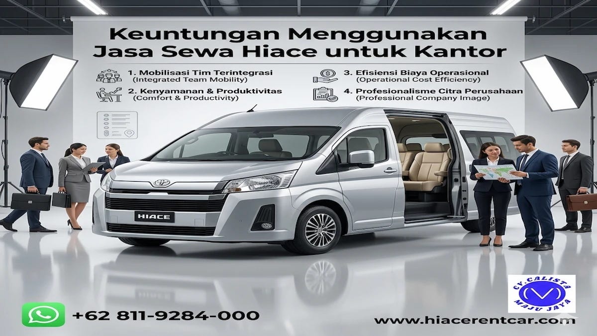Sewa Mobil Operasional Hiace Terbaik untuk Kantor 2026