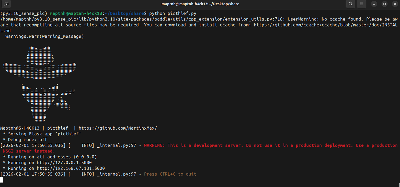 PicThief:This is a tool built on Flask API, OCR (optical character recognition), and YOLO-based…