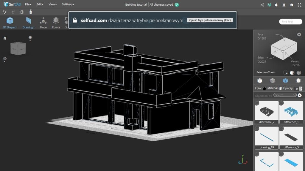3d Building Drawing In Autocad