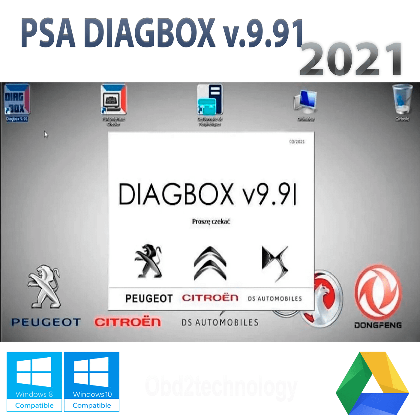 Psa Diagbox 9.91 2021 for lexia 3 Preinstaled on vmware windows mac, by  Obd2 Technology