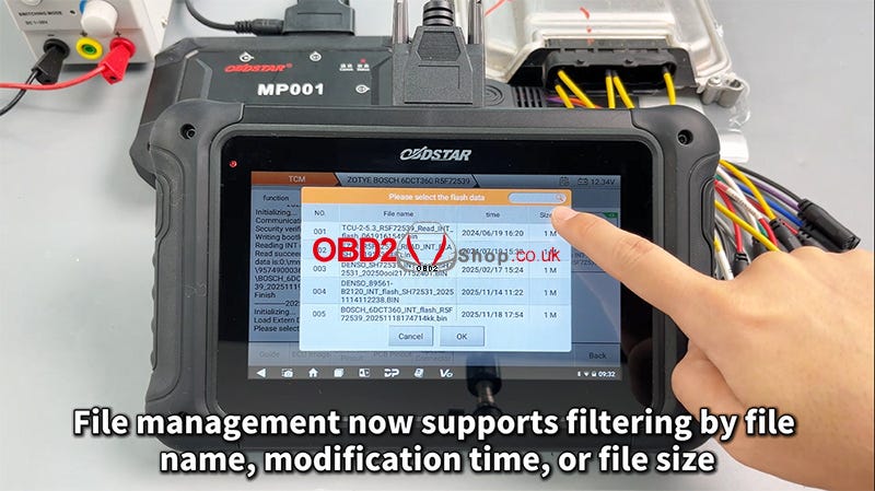 OBDSTAR DC706 Guide: Reading & Writing Data for ZOTYE 6DCT360 TCM