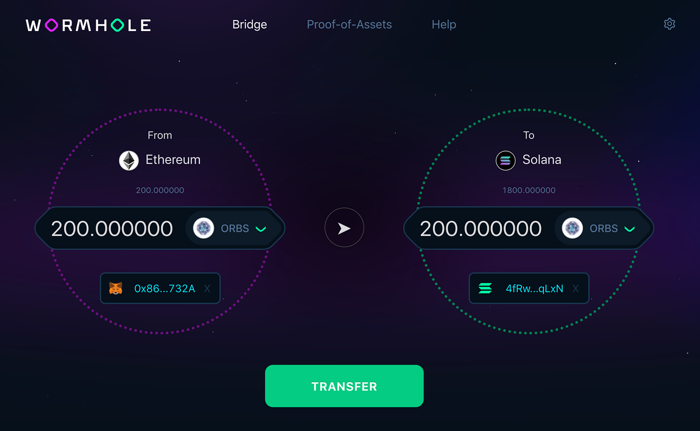 솔라나 웜홀 브릿지 연동 완료 안내. 이제 이더리움과 솔라나의 크로스체인 브릿지인 웜홀(Wormhole)을… | by 오브스  코리아(Orbs Korea) | Medium