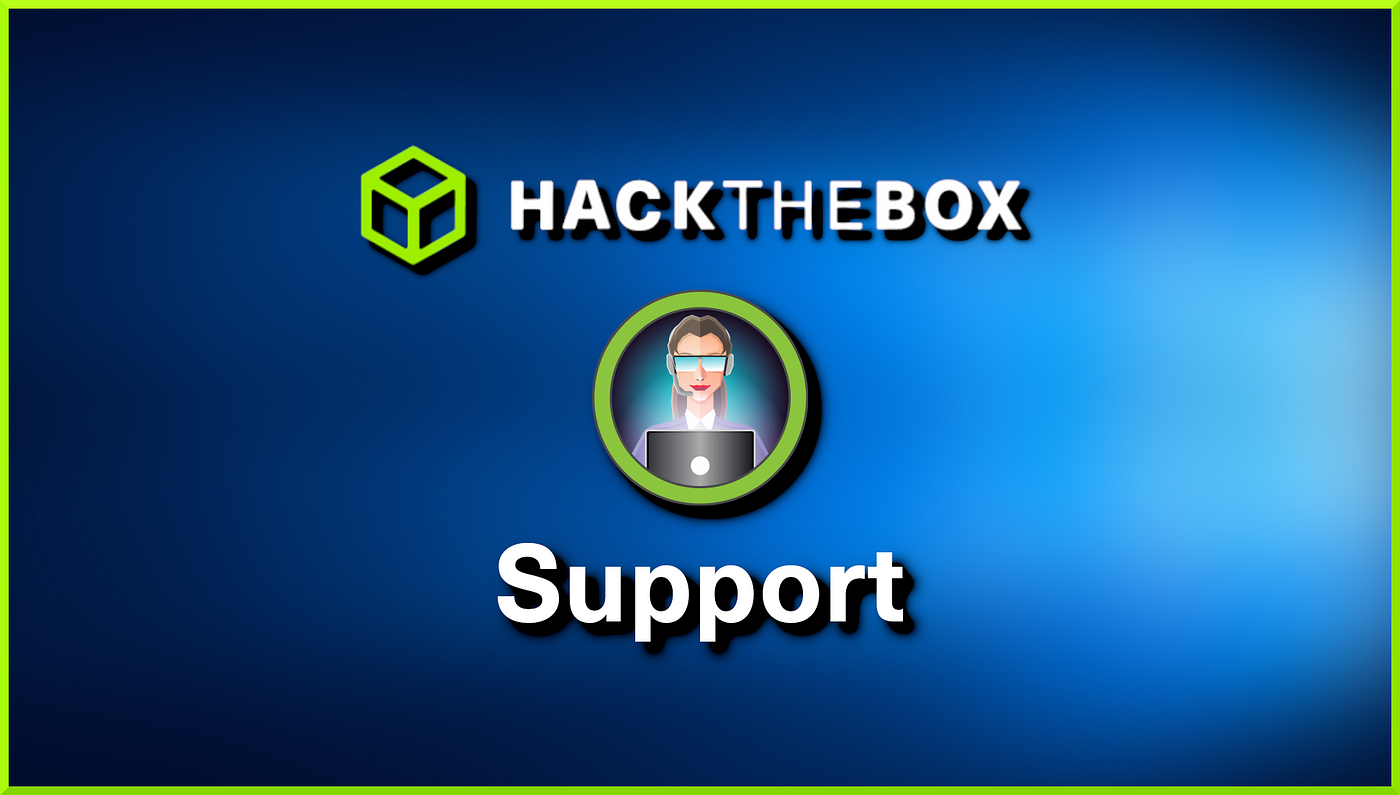 Hack The Box Support Writeup | Medium