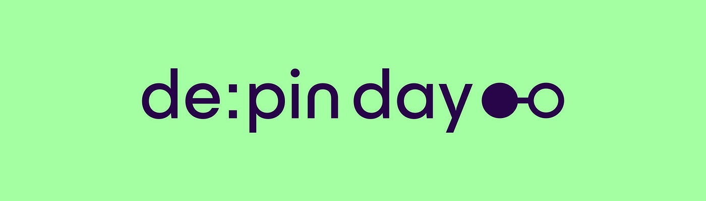 DePIN Day logo — Global summit for decentralized physical infrastructure network developers and industry leaders.