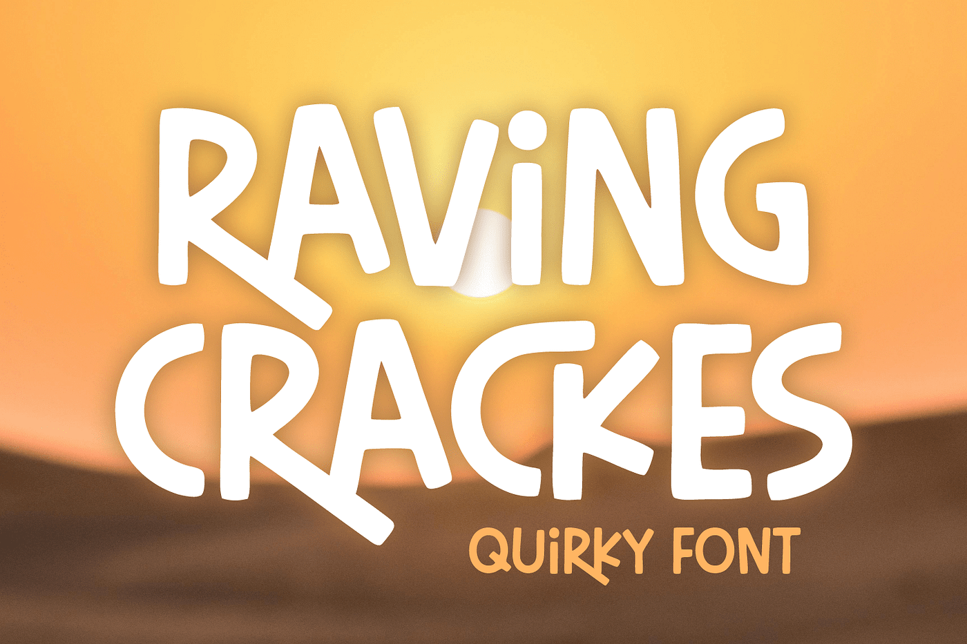 Raving Crackes Font