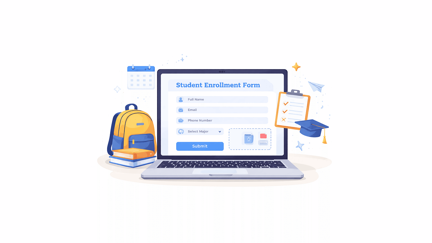 How to Create a Student Enrollment Form Online