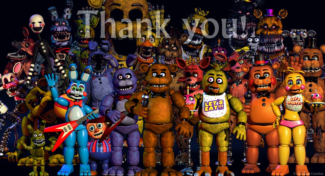 Five Nights At Freddy's Timeline Explained - FNAF4 Fredbear's Family Diner  Theory 
