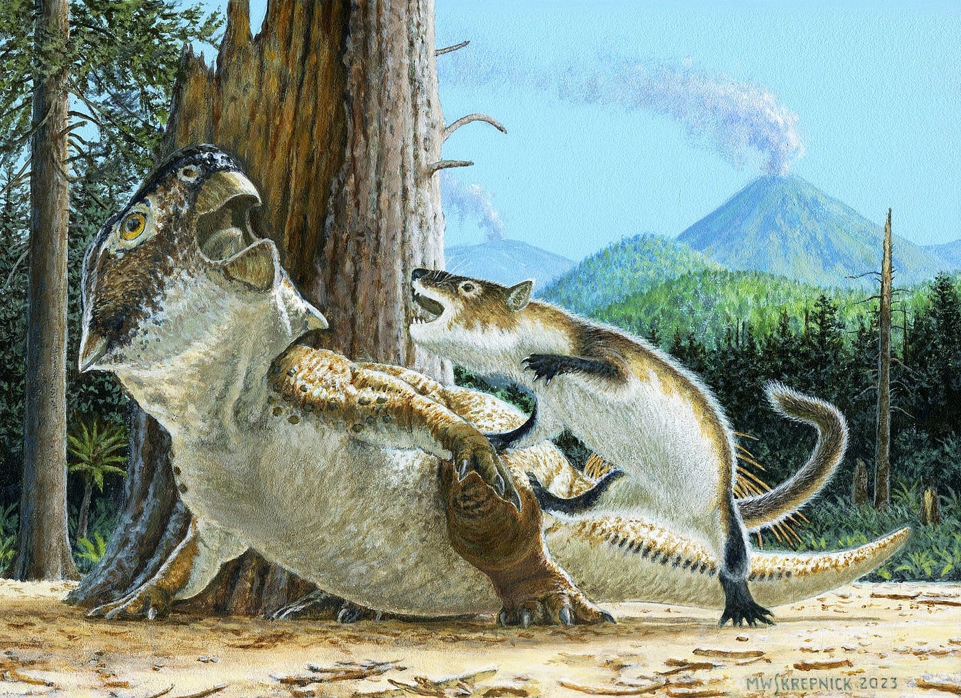The extinction of the dinosaurs may have been inevitable •