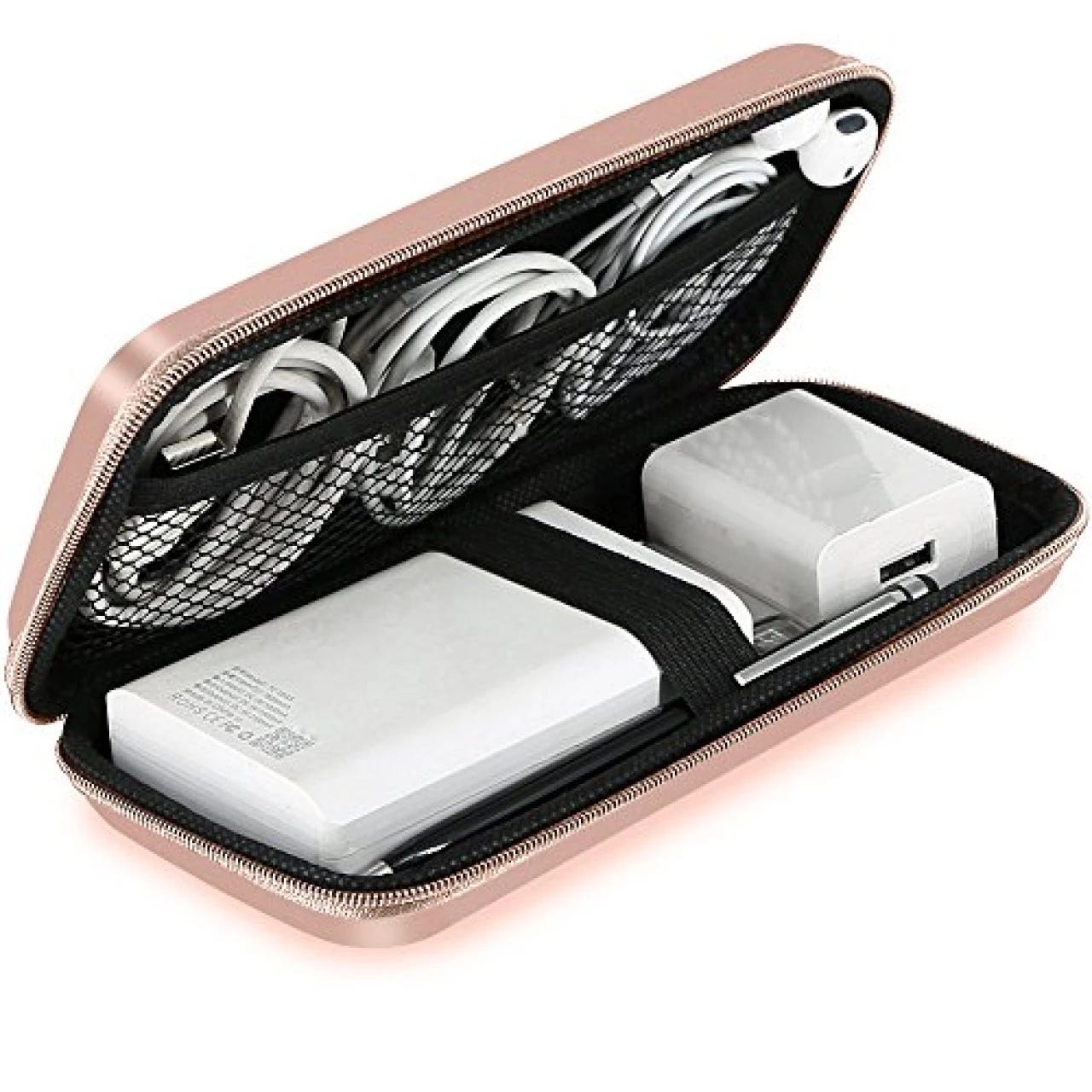 FYY Travel Cable Organizer Pouch Electronic Accessories Carry Case Portable  Waterproof Double Layers All-in-One Storage Bag for Cord, Charger, Phone