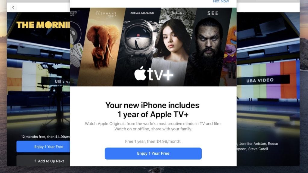 Apple TV+ : du contenu gratuit pour les clients Xfinity de Comcast