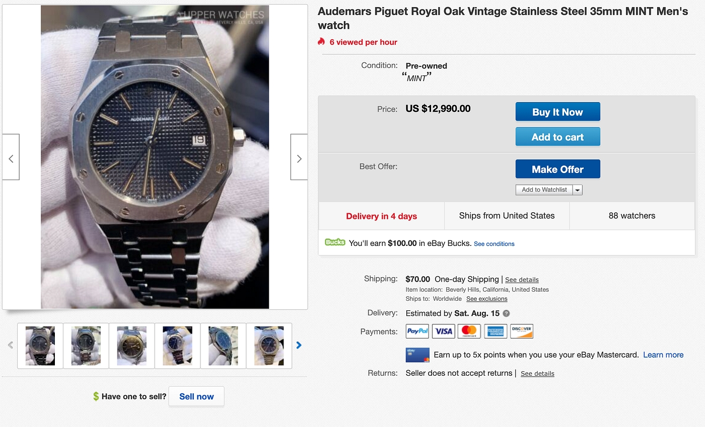 Sell Your Audemars Piguet Watch – CBD Jewellers