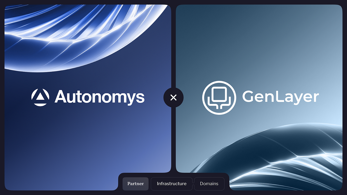 Autonomys x GenLayer: Decentralizing Infrastructure for Data and Internet  Access | by Autonomys Network | Autonomys Network | Medium