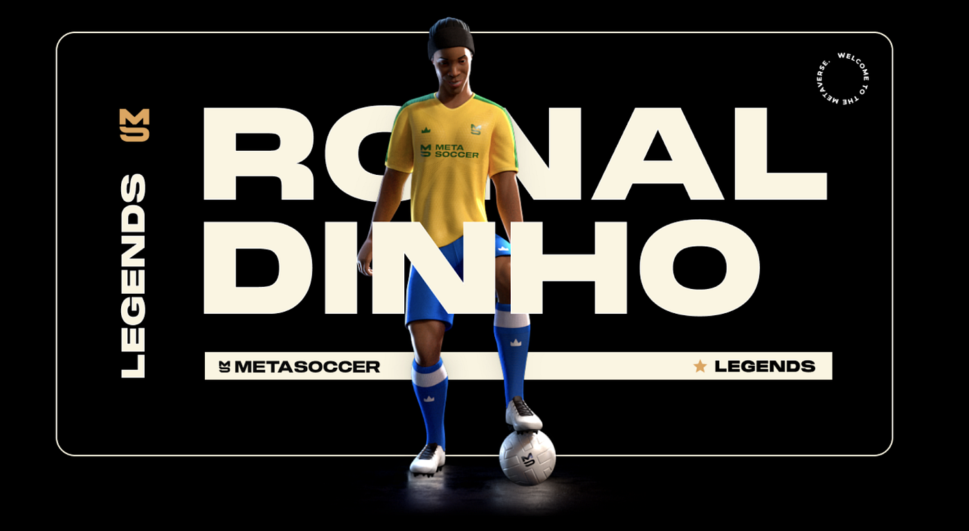 Superstar Ronaldinho Partners with MetaSoccer for His First NFT