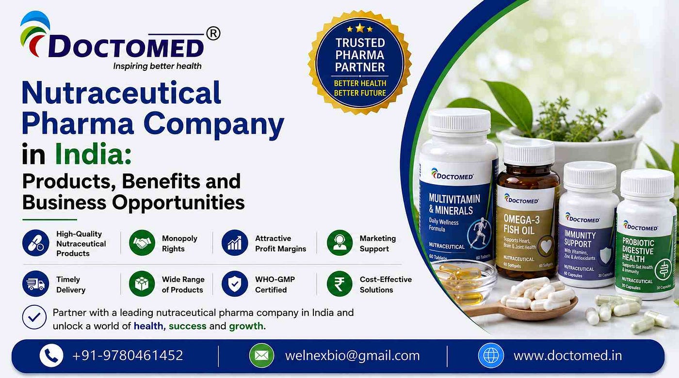 Nutraceutical Pharma Company in India: Products & Benefits