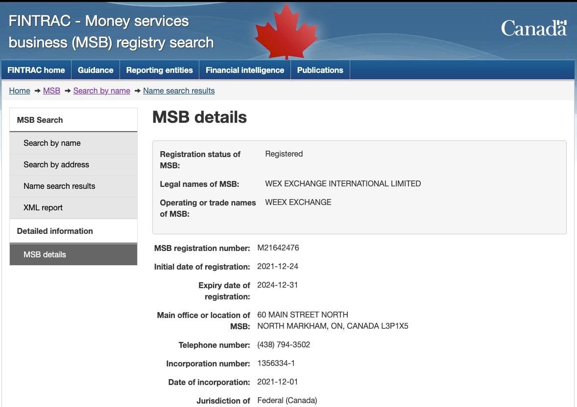 交易所牌照知多少？WEEX唯客持美国、加拿大双牌照致力全球合规化运营- WEEX唯客- Medium
