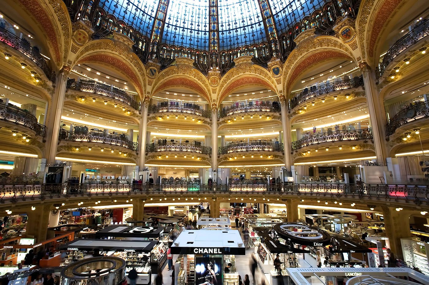 Louis Vuitton Paris Galeries Lafayette store, France