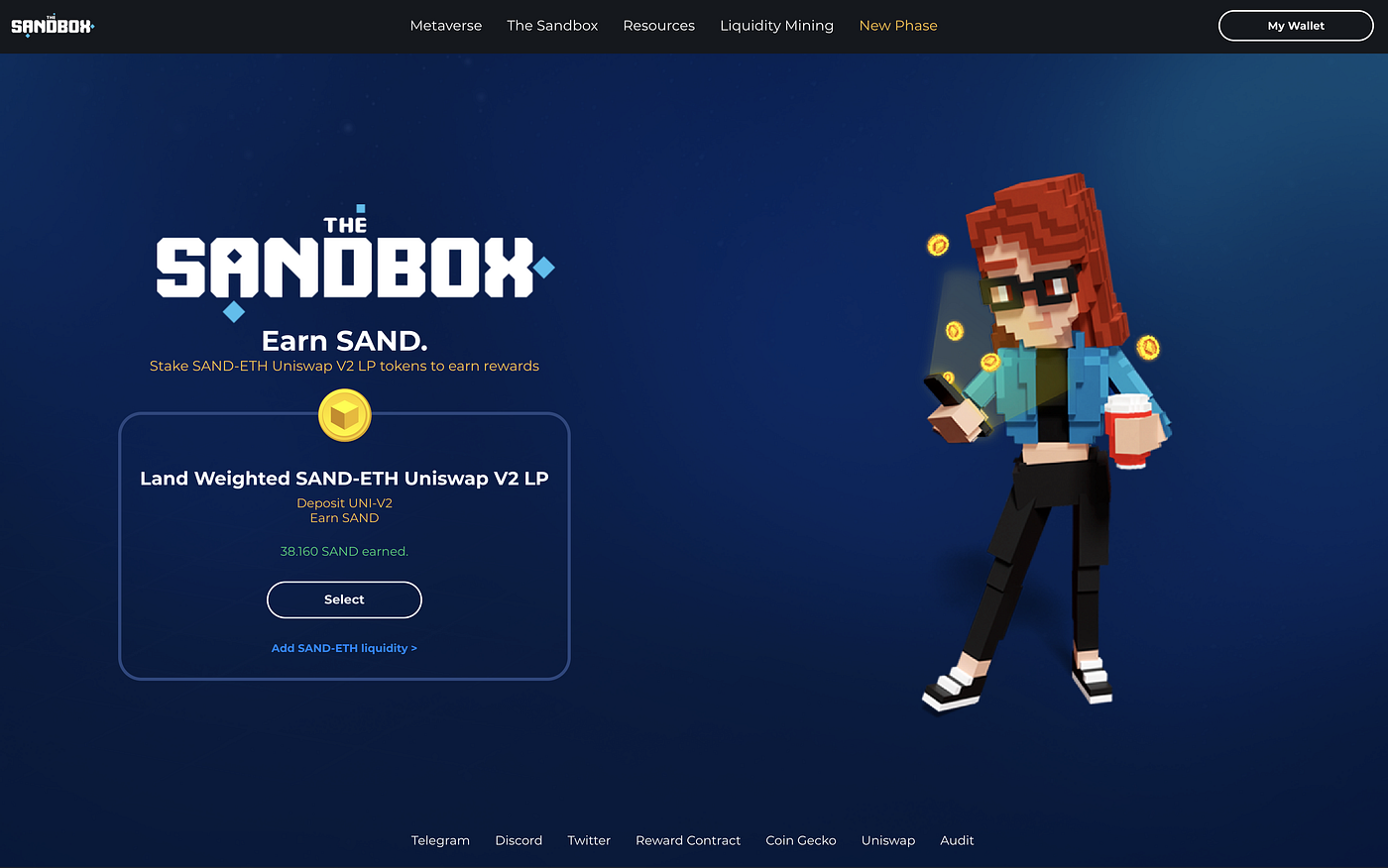 SANDの流動性マイニングの第2弾がスタート. LAND所有者の利率アップ！合計1,500,000 SANDの報酬を配布！ | by The  Sandbox | Medium