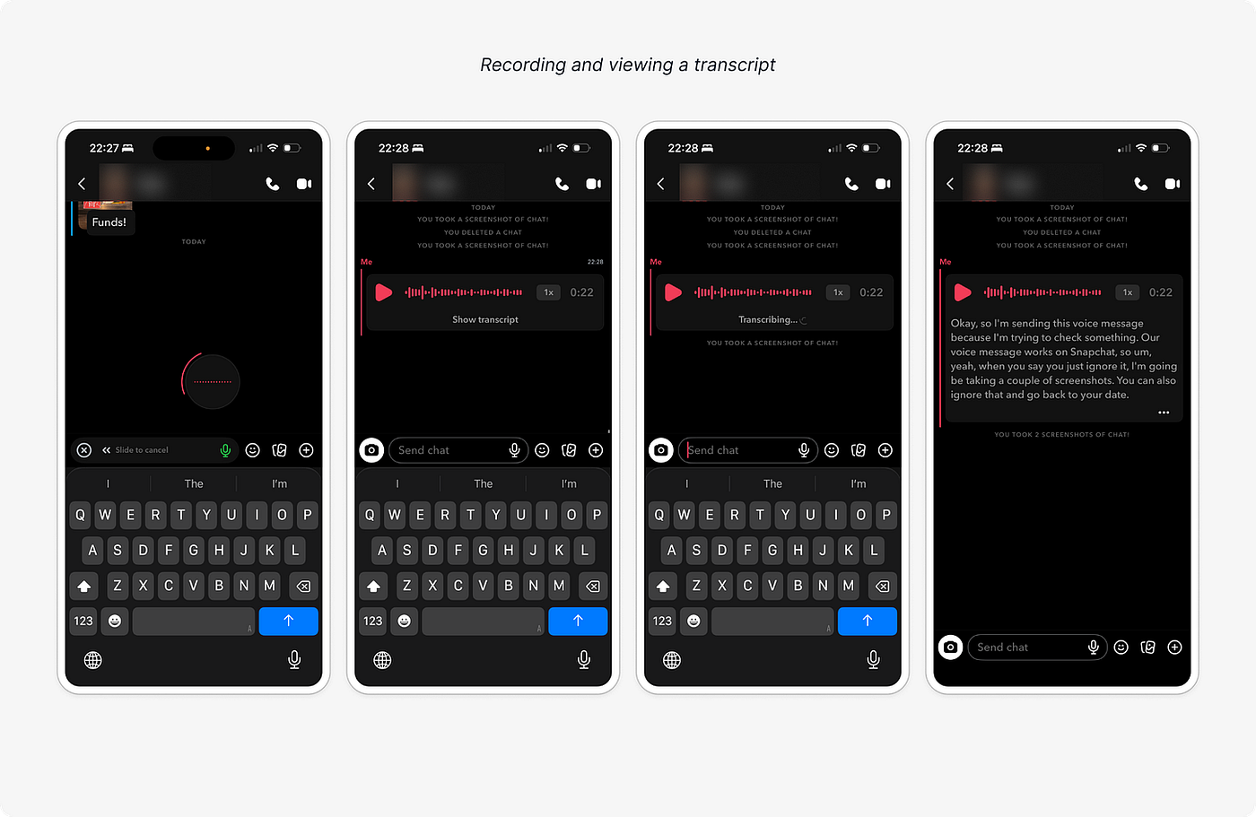 Beyond speech-to-text: rethinking voice note transcripts