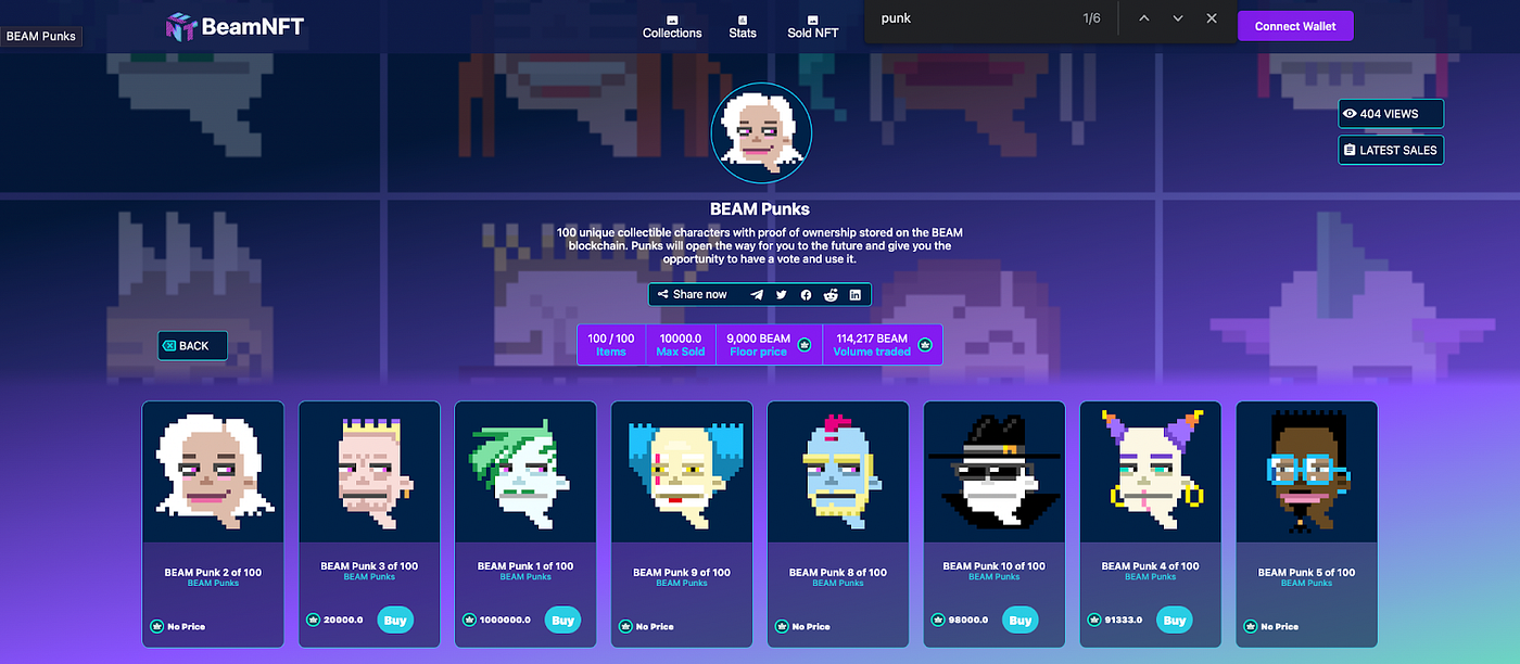 Announcing Beam NFT Marketplace V2 | by Beam | BEAM Privacy | Medium